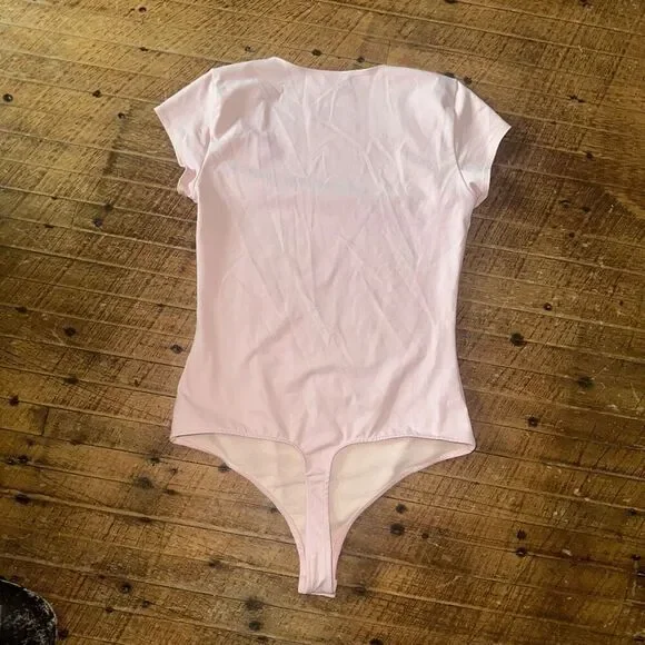 Free People Intimately Square Eyes pink M bodysuit - Picture 4 of 4